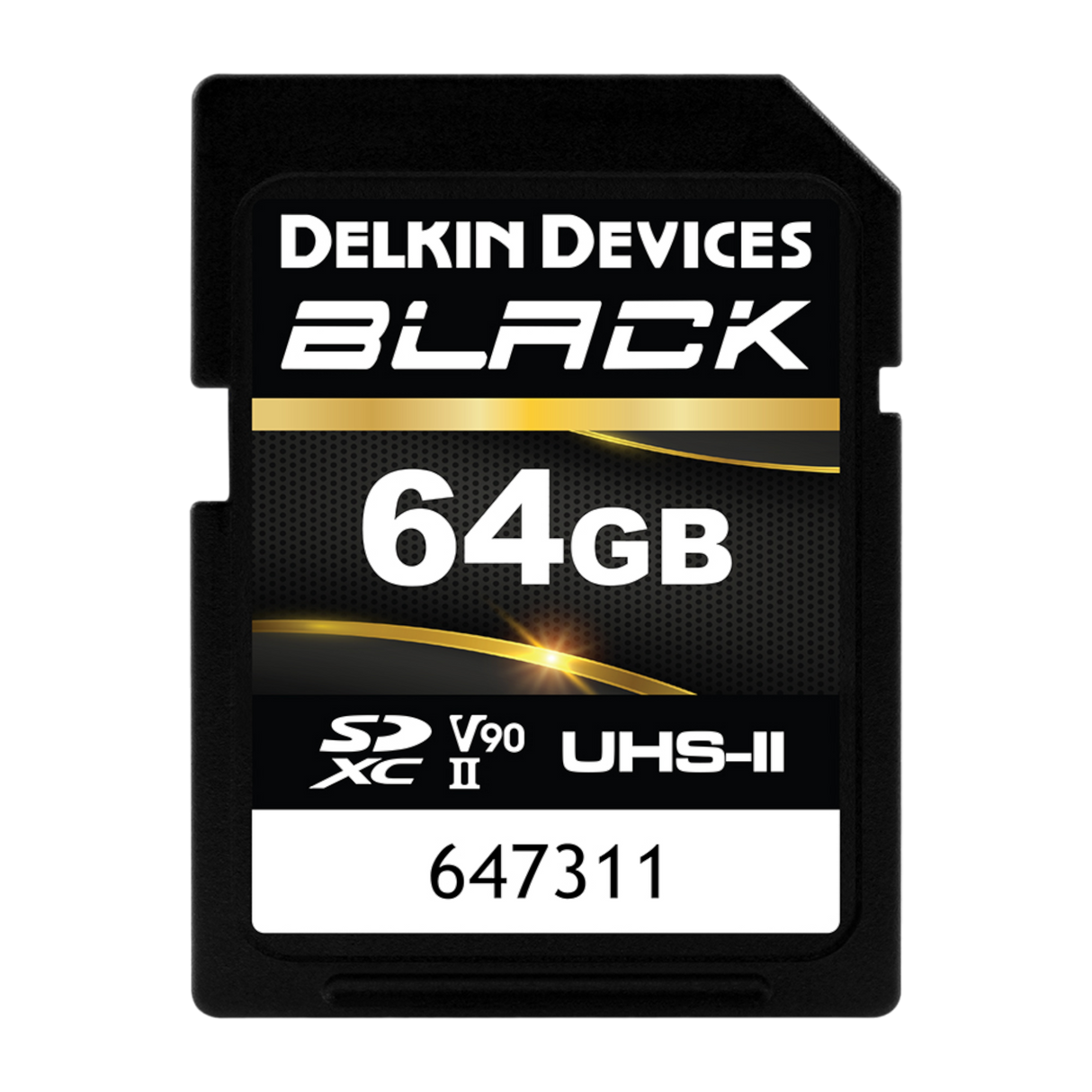 Delkin Devices 64GB BLACK UHS-II (V90) SDXC